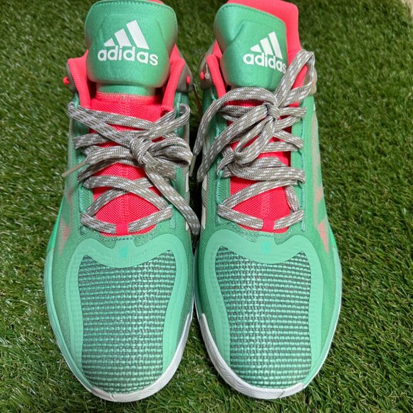Adidas D Rose 11 Boardwalk Basketball Shoes FZ1274 Prism Mint Green Mens 9.5 NEW main image 8